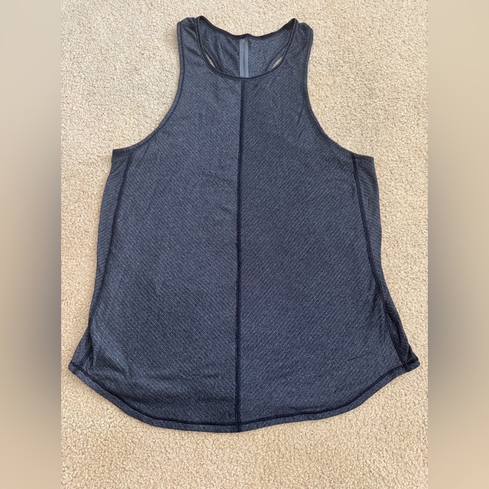 Lululemon high neck grey racer back tank